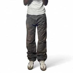 Mens Levi’s 505 Brown Sun Faded Straight Jeans Sz. 34X34